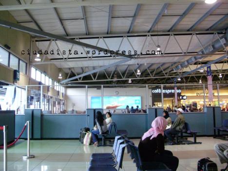 Inside the LCCT international passengers waiting area
